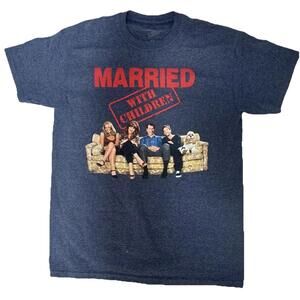 Married With Children Shirt Intro Cast Promo Tshirt Medium Vintage RARE 90s